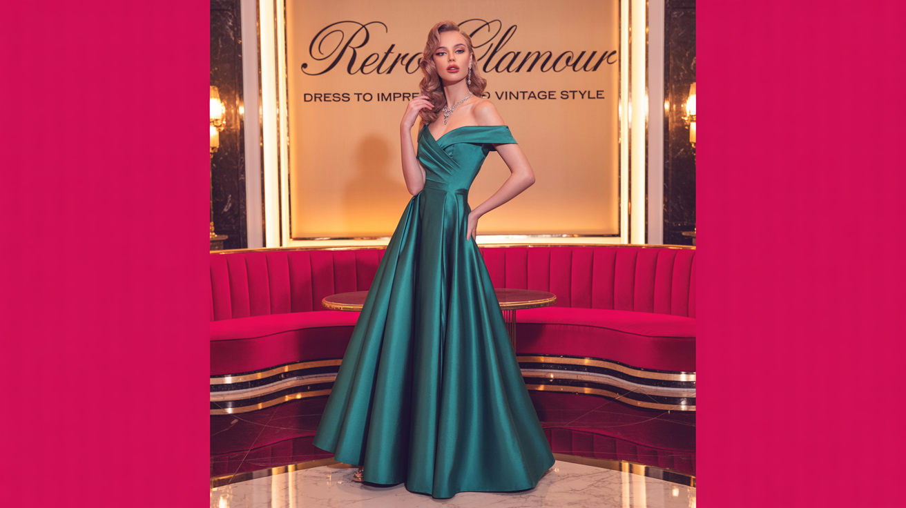 Retro Glamour Dress to Impress with Vintage Style