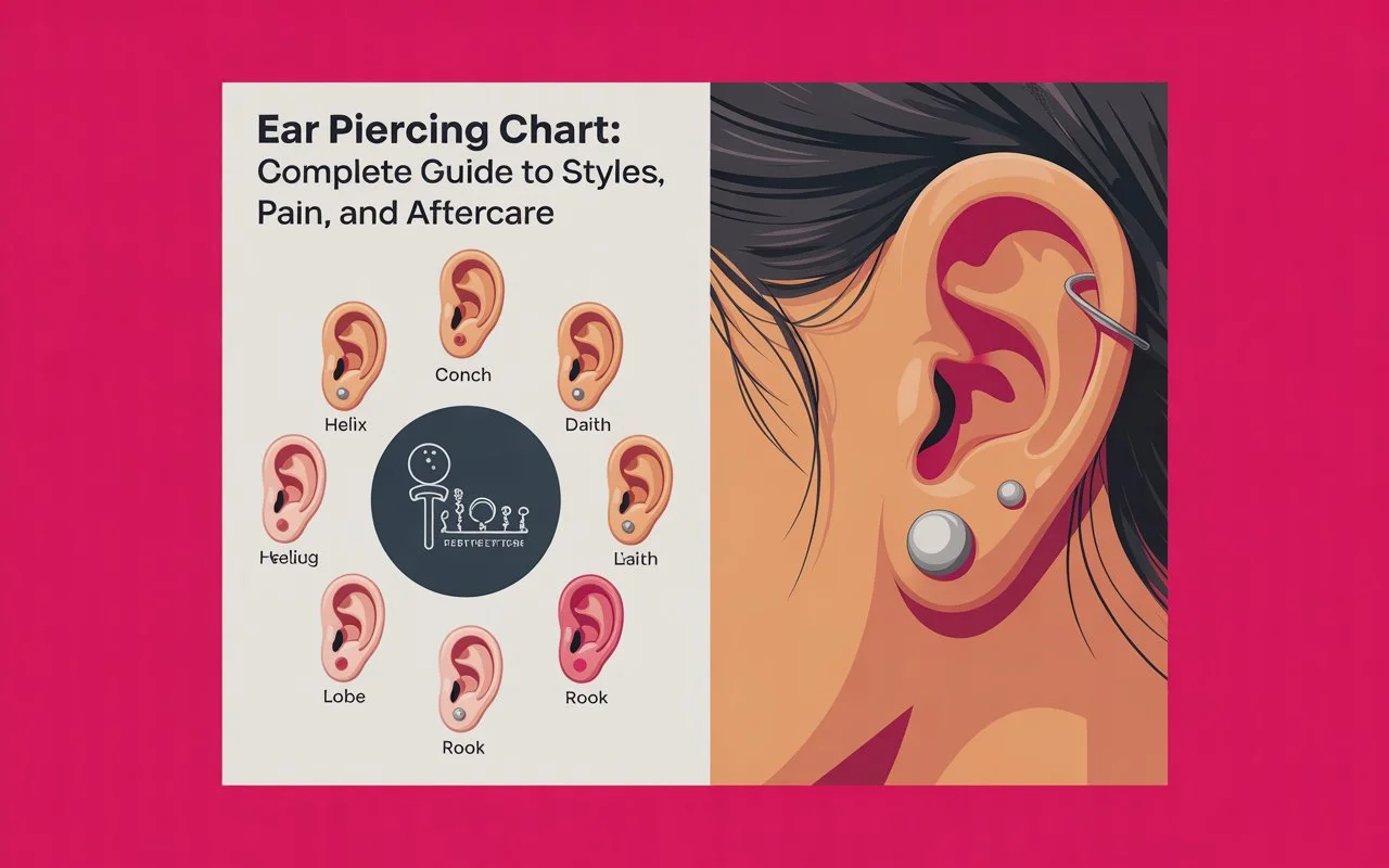 Ear Piercing Chart